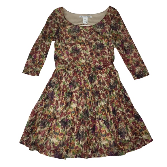 AMERICAN RAG Floral Lace Multi Color Open Back Mini Dress - Women’s Medium - Picture 3 of 15